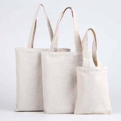 Lona de algodón blanca Tote Bag de la onza los 50x2.5cm del medio 8