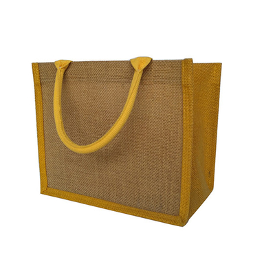 Reutilizable ningún bolso de compras del yute 380gsm de la impresión los 30x12x30cm