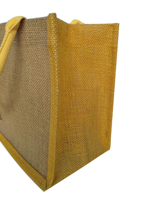 Reutilizable ningún bolso de compras del yute 380gsm de la impresión los 30x12x30cm