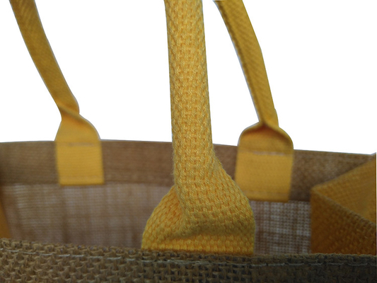 Reutilizable ningún bolso de compras del yute 380gsm de la impresión los 30x12x30cm