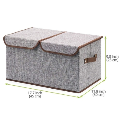 caja plegable plegable de la tela 80gsm de los 40x40x25cm