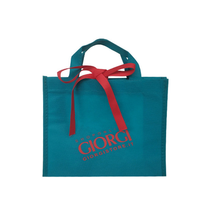 Pequeño bolso no tejido reciclado de CMYK los 30cm 80gms PP