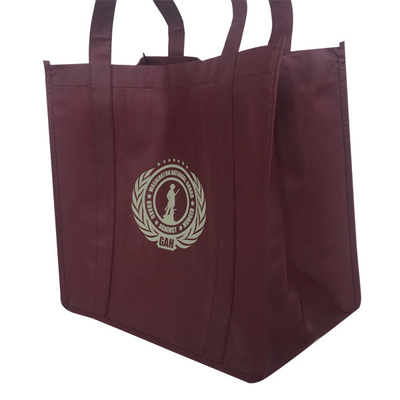 Bolsos de la tela no tejida de los 30x20x33cm que hacen compras 1000pcs 80gms