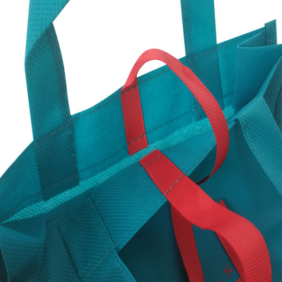 Pequeño bolso no tejido reciclado de CMYK los 30cm 80gms PP