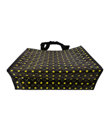 3 bolso que hace compras no tejido de la capa los 50x2.5cm los 40x15x30cm 100gsm PP