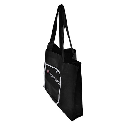Lazo 120gsm Tote Bags no tejido de CMYK los 37x10x37cm