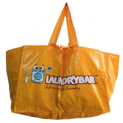 bolso tejido PP laminado los 80x37x20cm de 100gsm CMYK los 2.5x60cm