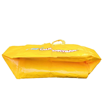 bolso tejido PP laminado los 80x37x20cm de 100gsm CMYK los 2.5x60cm