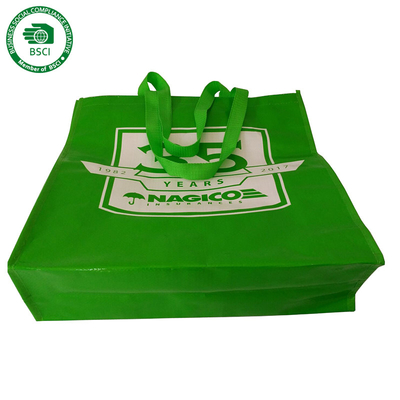 Teje el bolso tejido polipropileno del plástico 70gsm los 30x12x39.5cm CMKY