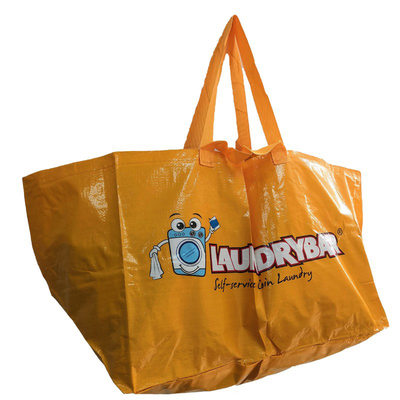 bolso tejido PP laminado los 80x37x20cm de 100gsm CMYK los 2.5x60cm