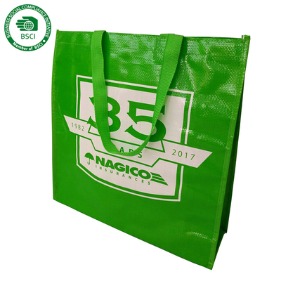 Teje el bolso tejido polipropileno del plástico 70gsm los 30x12x39.5cm CMKY