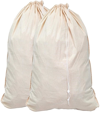 Bolso del cesto del lavadero de Tote Cotton los 3cm 134T 85g del espacio en blanco de la tela