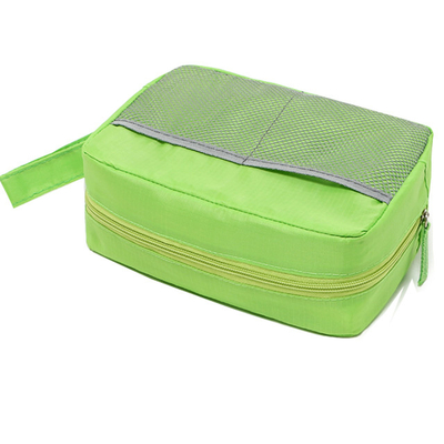 OEM 210D no tejido Mesh Hamper Bag del poliéster los 25x12x18cm