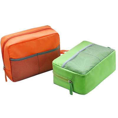 OEM 210D no tejido Mesh Hamper Bag del poliéster los 25x12x18cm