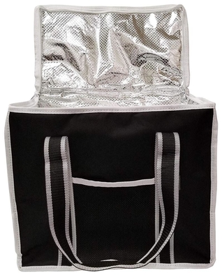 fiambrera aislada resistente de los 25x15x20cm RPET CMKY 160gsm