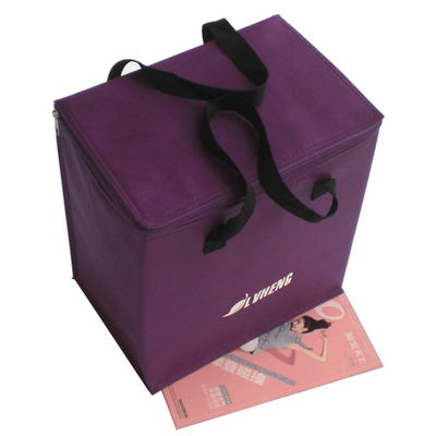 El vino no tejido los 20x15x20cm 80gsm 2m m EPE aisló un bolso más fresco