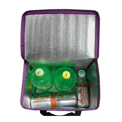El vino no tejido los 20x15x20cm 80gsm 2m m EPE aisló un bolso más fresco