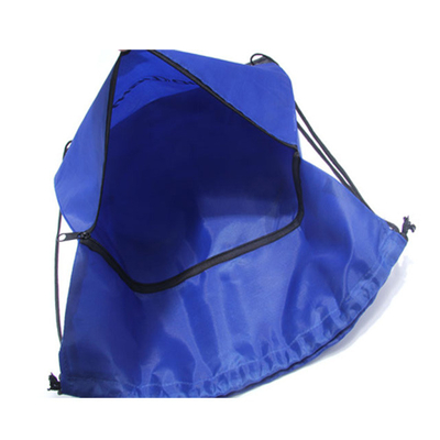 Bolsos de lazo los 22x40cm de nylon del color RPET los 0.4cm del verde 2