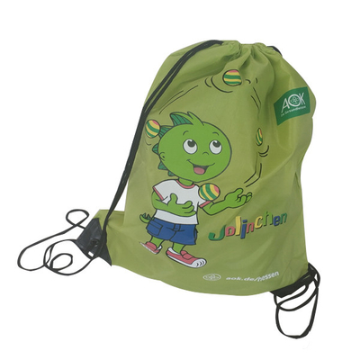 Bolsos de lazo amistosos del poliéster CMYK los 34x45cm 210D Eco