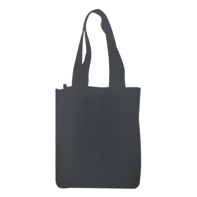 Ennegrezca el bolso del vino de la botella de la lona PE el 18x9x27cm CMYK 2