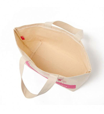 12 lona grande pesada Tote Bags Bulk de la onza CMYK 50x2.5cm