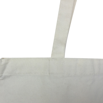 100 bolso de compras natural de la lona del por ciento CMYK los 38x50cm 4OZ