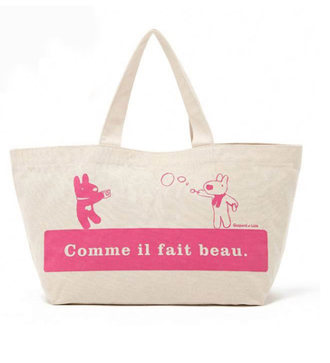 12 lona grande pesada Tote Bags Bulk de la onza CMYK 50x2.5cm