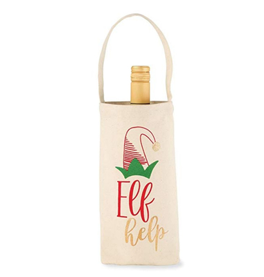 1 algodón del OEM 8 onza los 60x2.5cm de la botella de vino recicla el bolso