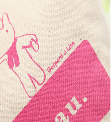 12 lona grande pesada Tote Bags Bulk de la onza CMYK 50x2.5cm
