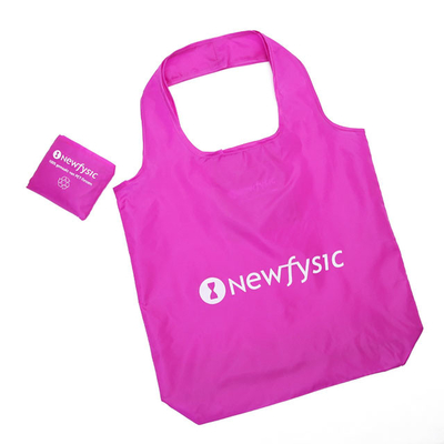 El nilón grande de la publicidad 210D el 12x10cm pliega a Tote Bag