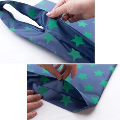 Bolso que hace compras plegable de nylon 190T de la comida campestre los 40cmx50cm los 30cm
