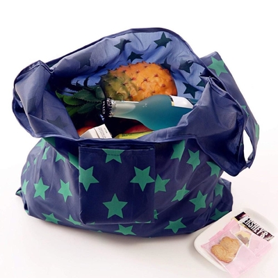 Bolso que hace compras plegable de nylon 190T de la comida campestre los 40cmx50cm los 30cm