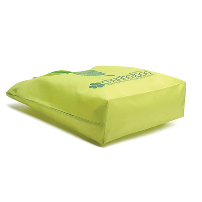 Bolso que hace compras plegable de nylon reutilizable del totalizador 190T el 11x9cm