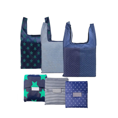 Bolso que hace compras plegable de nylon 190T de la comida campestre los 40cmx50cm los 30cm