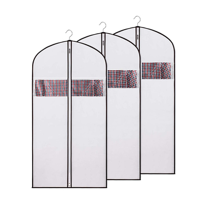 Los hombres Zippered el tenedor del traje de la tela no tejida CMYK 9gsm los 60x90cm