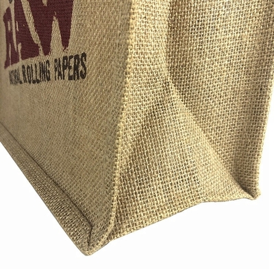 bolso de compras del yute del 12cm