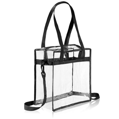 Bolso del lápiz del PVC del supermercado 0.2m m Tote Beautiful 35x14x38m m