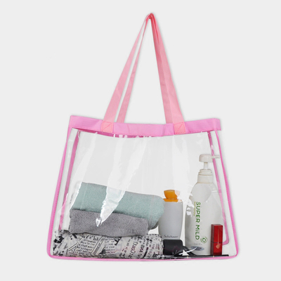 Bolso del lápiz del PVC del grueso del OEM los 22x7x15cm 0.2m m los 40X2.5cm