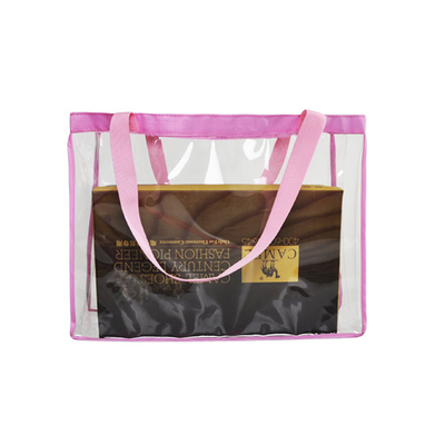 Bolso del lápiz del PVC del grueso del OEM los 22x7x15cm 0.2m m los 40X2.5cm