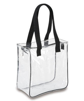 Bolso plástico coloreado del lápiz del PVC del totalizador los 30x10x37cm CMYK de la manija