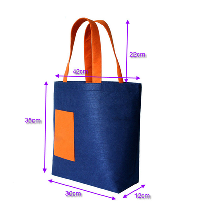 Los 35x39.5cm que hacen compras Tote Bag sentido los 30x40x10cm amarillo