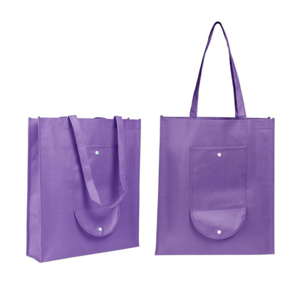 Bolso no tejido plegable impreso de 80gsm TNT los 35x12x40cm