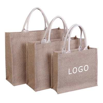 Bolso de compras del yute de CMYK