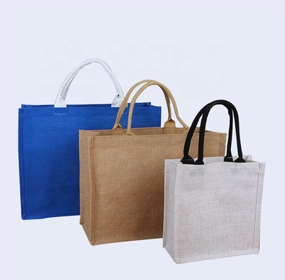 Bolso de compras del yute de CMYK