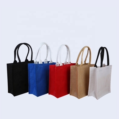 Bolso de compras del yute de CMYK