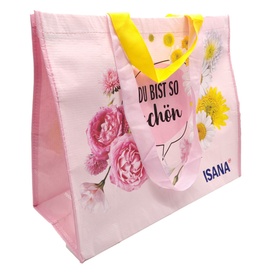 RPET los 60X3cm 30g CMYK BOPP laminó bolsos tejidos los PP