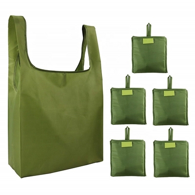 Bolsos de ultramarinos reutilizables plegables de RPET los 30cm los 36x38cm PEVA