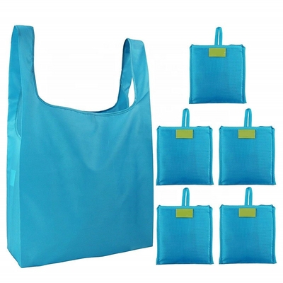Bolsos de ultramarinos reutilizables plegables de RPET los 30cm los 36x38cm PEVA