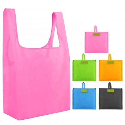 Bolsos de ultramarinos reutilizables plegables de RPET los 30cm los 36x38cm PEVA