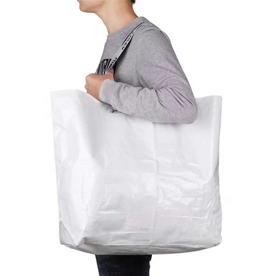 Bolso libre AZO a todo color de los supermercados los 30cm 100gsm RPET del OEM